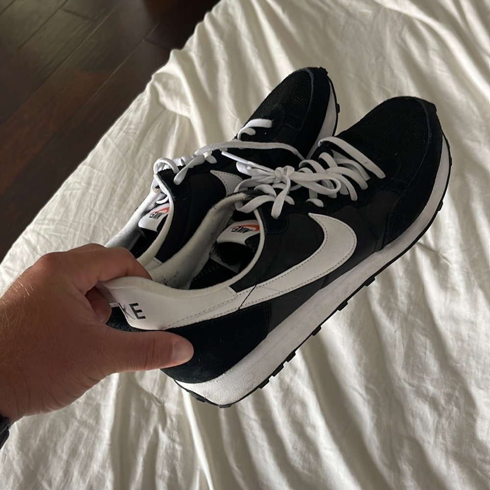 Nike sneakers.